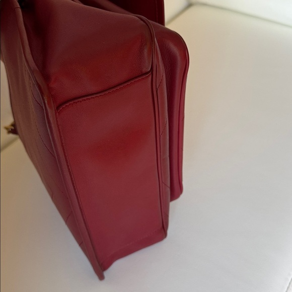 Saint Laurent RARE Burgundy Niki Medium Leather Bag with Gold Tone Hardware - Picture 10 of 17